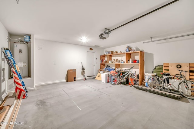 25787 W Allen St, Buckeye, AZ 85326 - garage with a garage door opener and water heater