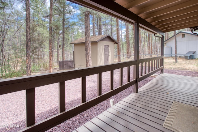 281 S 31st Dr, Show Low, AZ 85901 - view of wooden deck