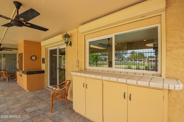 7252 E Edgewood Ave, Mesa, AZ 85208 - view of patio / terrace featuring ceiling fan