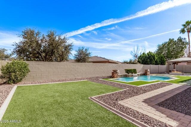 4667 E Reins Rd, Gilbert, AZ 85297 - view of yard with a gazebo and a patio