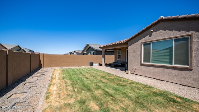 3117 E Hayfield Way, San Tan Valley, AZ 85140 - view of yard featuring a patio area and outdoor lounge area