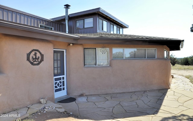 exterior space featuring a patio