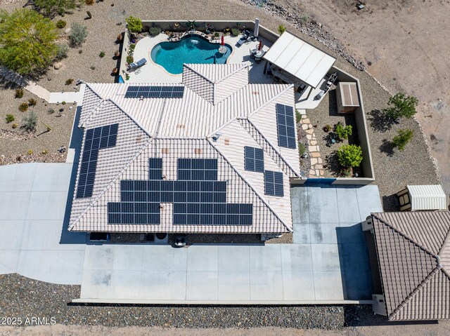 965 Calle Azul, Wickenburg, AZ 85390 - view from above of property featuring a pool