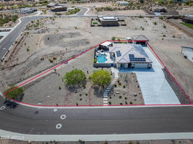 965 Calle Azul, Wickenburg, AZ 85390 - view of subject property featuring a pool area and property parcel outlined