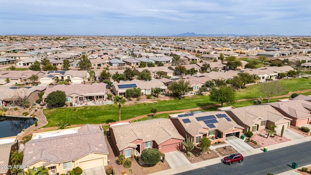 drone / aerial view featuring a residential view