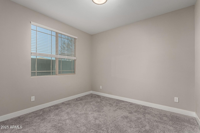 spare room with carpet