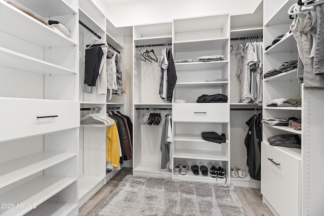 8848 E Conquistadores Dr, Scottsdale, AZ 85255 - walk in closet with wood finished floors