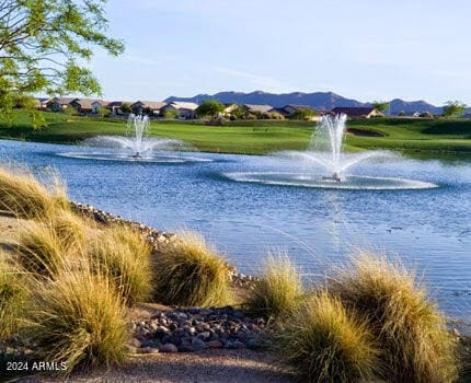 property view of water with a mountain view