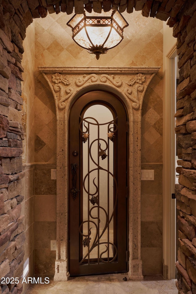 view of exterior entry