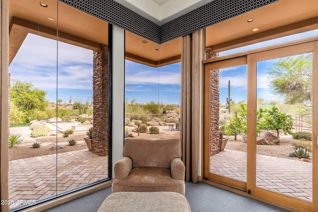 10267 E Cinder Cone Trl, Scottsdale, AZ 85262 - entryway with recessed lighting