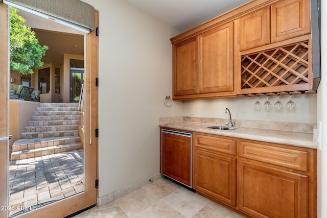 10267 E Cinder Cone Trl, Scottsdale, AZ 85262 - indoor wet bar with baseboards