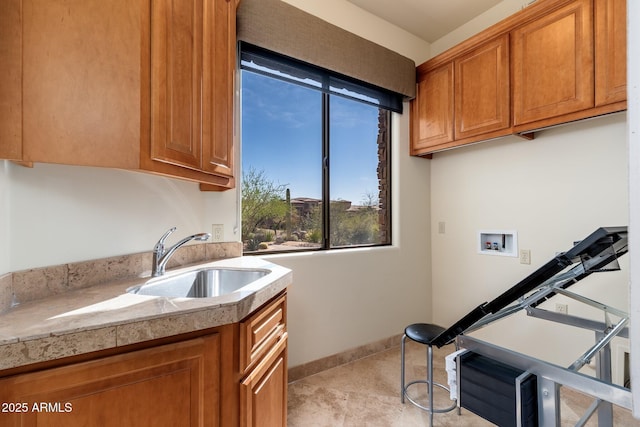 10267 E Cinder Cone Trl, Scottsdale, AZ 85262 - washroom with washer hookup and cabinet space