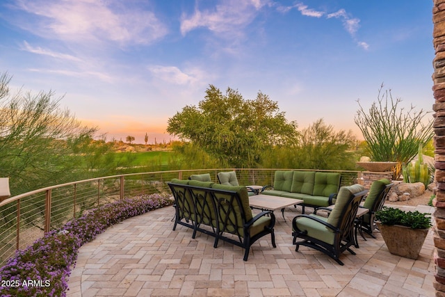 10267 E Cinder Cone Trl, Scottsdale, AZ 85262 - view of patio with outdoor lounge area