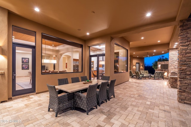 10267 E Cinder Cone Trl, Scottsdale, AZ 85262 - view of patio / terrace with outdoor dining space