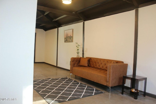 interior space with concrete flooring