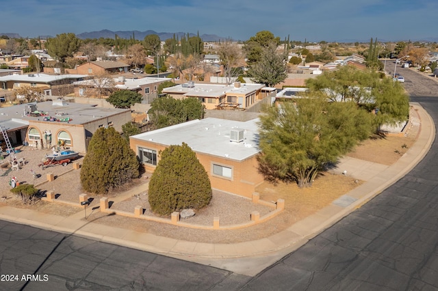 bird's eye view featuring a mountain view