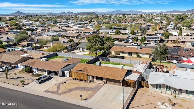 1604 W Kerry Ln, Phoenix, AZ 85027 - bird's eye view with a mountain view and a residential view