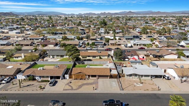 1604 W Kerry Ln, Phoenix, AZ 85027 - drone / aerial view featuring a mountain view and a residential view