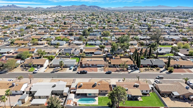 1604 W Kerry Ln, Phoenix, AZ 85027 - bird's eye view featuring a mountain view and a residential view