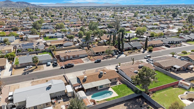 1604 W Kerry Ln, Phoenix, AZ 85027 - aerial view featuring a mountain view and a residential view