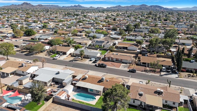 1604 W Kerry Ln, Phoenix, AZ 85027 - drone / aerial view featuring a mountain view and a residential view