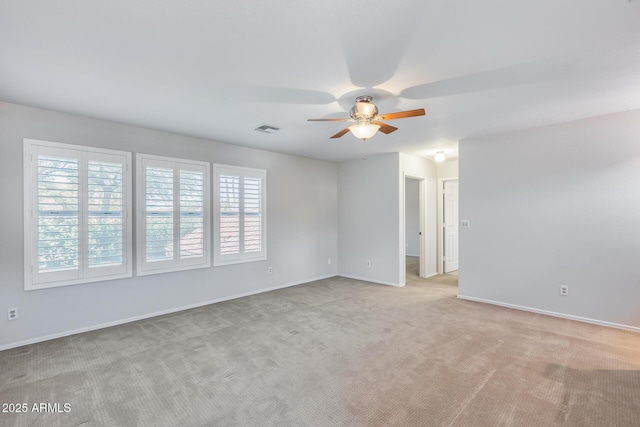 11217 E Laurel Ln, Scottsdale, AZ 85259 - empty room with ceiling fan and light colored carpet