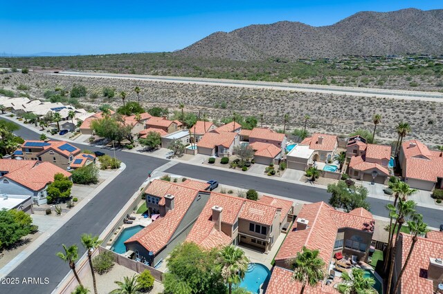 11217 E Laurel Ln, Scottsdale, AZ 85259 - aerial perspective of suburban area with a mountainous background
