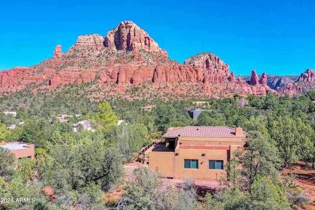 view of mountain feature