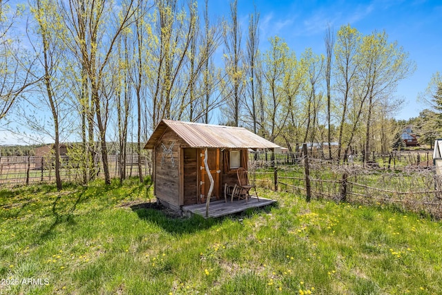 1551 Mormon Lake Rd, Mormon Lake, AZ 86038 - view of shed with fence