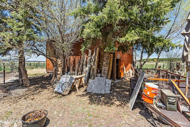 1551 Mormon Lake Rd, Mormon Lake, AZ 86038 - view of yard with fence and an outbuilding