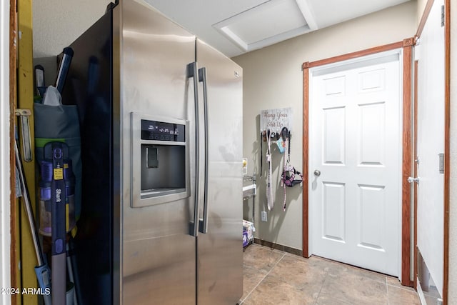 1147 N Marvin St, Gilbert, AZ 85233 - kitchen with stainless steel fridge with ice dispenser