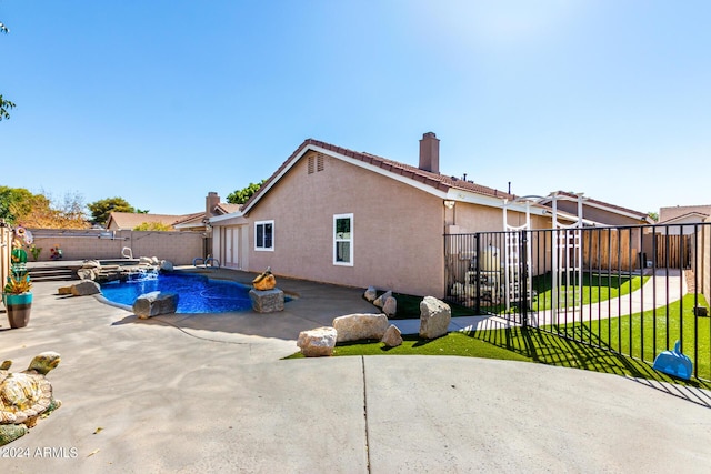 1147 N Marvin St, Gilbert, AZ 85233 - view of pool with a patio