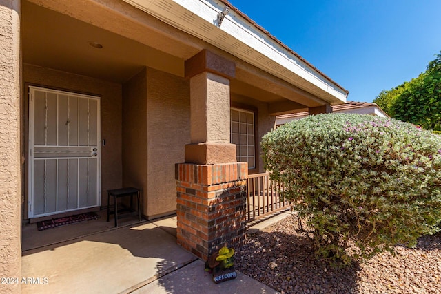 1147 N Marvin St, Gilbert, AZ 85233 - entrance to property with stucco siding