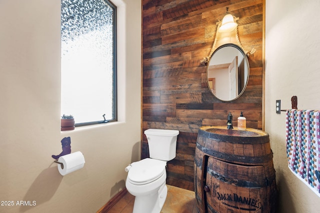 2259 Whitetail Ln, Prescott, AZ 86301 - half bathroom with plenty of natural light, toilet, and vanity