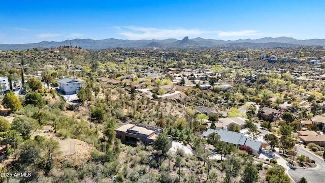 2259 Whitetail Ln, Prescott, AZ 86301 - birds eye view of property with a mountain view and a residential view