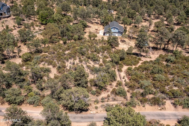 drone / aerial view with a rural view