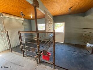 view of horse barn