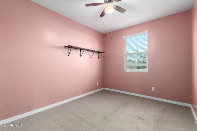 1523 S 223rd Dr, Buckeye, AZ 85326 - carpeted spare room with ceiling fan and baseboards