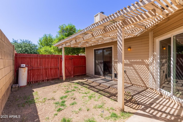 2455 E Broadway Rd Unit 39, Mesa, AZ 85204 - view of yard with fence and a pergola