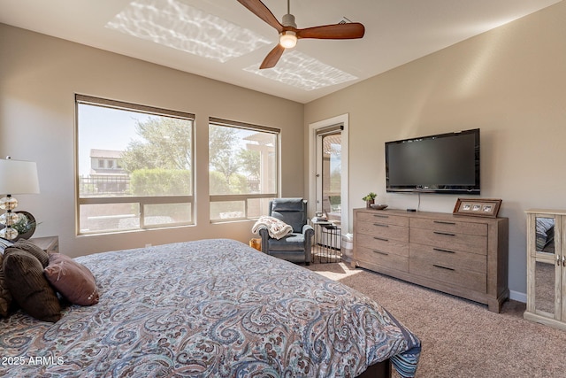 35756 N Clementine Trl, San Tan Valley, AZ 85140 - bedroom with a ceiling fan and carpet flooring