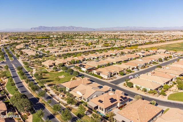 35756 N Clementine Trl, San Tan Valley, AZ 85140 - drone / aerial view with a mountain view and a residential view