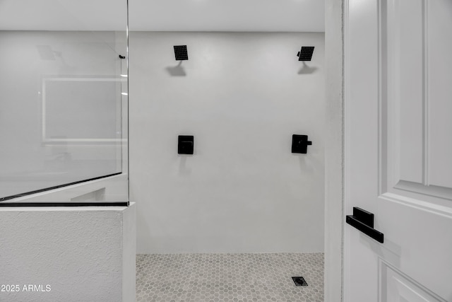 bathroom with walk in shower