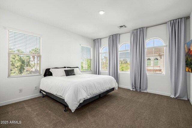 4077 S Sabrina Dr Unit 14, Chandler, AZ 85248 - bedroom featuring visible vents, baseboards, and carpet