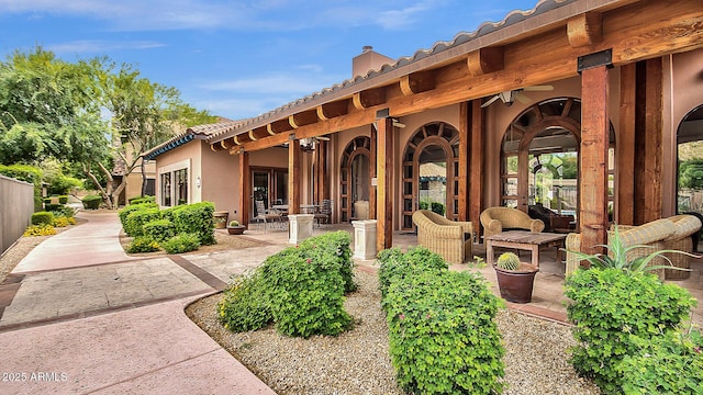 view of patio