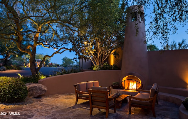 view of patio with outdoor lounge area