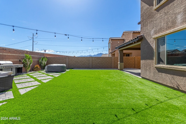 view of yard featuring a patio