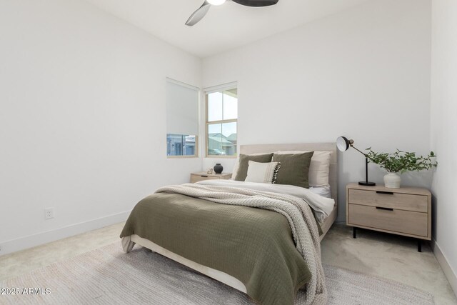 1248 E Jude Ln, Gilbert, AZ 85298 - bedroom featuring carpet flooring, baseboards, and a ceiling fan