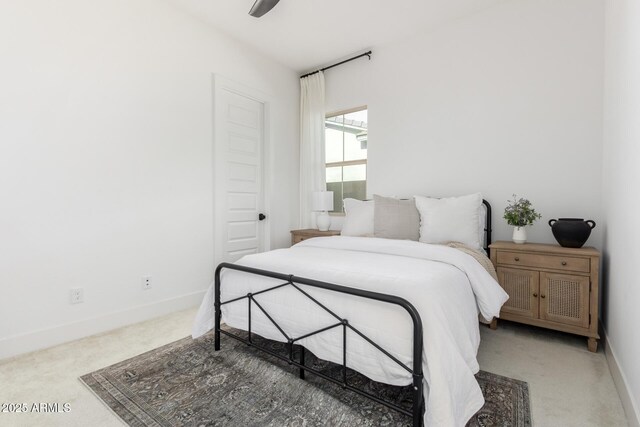 1248 E Jude Ln, Gilbert, AZ 85298 - carpeted bedroom featuring baseboards and a ceiling fan
