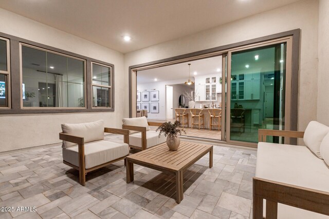 1248 E Jude Ln, Gilbert, AZ 85298 - living room featuring recessed lighting