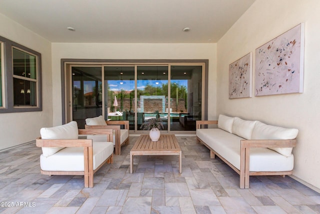1248 E Jude Ln, Gilbert, AZ 85298 - view of patio featuring an outdoor living space